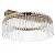 PLAFON LED GOULI 50CM 32W 2700K OURO BRILHO - Imagem 3