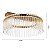 PLAFON LED GOULI 50CM 32W 2700K OURO BRILHO - Imagem 2