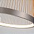 PLAFON LED BEYS 51CM 46W 3000K CINZA/DOURADO - Imagem 6