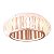 PLAFON LED WAVY 50CM 36W 2700K OURO CHAMPAGNE - Imagem 1