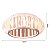 PLAFON LED WAVY 50CM 36W 2700K OURO CHAMPAGNE - Imagem 2