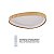 PLAFON LED RIVY 65CM 36W 3K/4K/6,5K DOURADO - Imagem 1