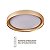 PLAFON LED ZYRA 49CM 33W 3/4K/6.5K DOURADO - Imagem 1
