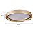 PLAFON LED ZYRA 49CM 33W 3/4K/6.5K DOURADO - Imagem 2