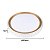 PLAFON LED KENLE RED. 50CM 36W 3K/4K/6.5K DOURADO - Imagem 2