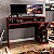 Mesa gamer preto com vermelho - Imagem 1