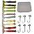 Kit 10 Camarões 8,75 cm + 6 Jig Head - Falcao Pesca - Imagem 1