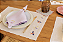 Guardanapo de Mesa Modernista Margarida - Linho Lilás - Imagem 3