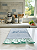 Pano de Copa Good Food, Good Mood - Azul Escuro/Verde - Imagem 1