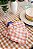 Guardanapo de Mesa Xadrez Largo - Laranja - Imagem 1
