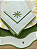 Guardanapo de Mesa Estrela - borda verde - Imagem 2