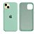 Capinha iPhone 15 Plus em Silicone Aveludado Diversas Cores - Imagem 28