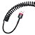 Cabo de Dados Micro USB Resistente Espiral 1.6 metros USB 3.0 - Imagem 4