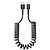 Cabo de Dados para iPhone Resistente Espiral 1.6 metros USB 3.0 Lightning - Imagem 1