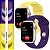 Pulseira Sport Apple Watch em Silicone Premium Tons de Roxo e Amarelo - Imagem 1