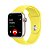Pulseira Sport Apple Watch em Silicone Premium Tons de Roxo e Amarelo - Imagem 13