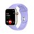 Pulseira Sport Apple Watch em Silicone Premium Tons de Roxo e Amarelo - Imagem 6