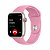 Pulseira Sport Apple Watch em Silicone Premium Tons de Rosa - Imagem 5