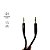 Cabo P2 x P2 para ?áudio Est?reo Conector 3.5mm Flexível - Imagem 2