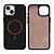 Capinha silicone textura de couro para iPhone 15 - Imagem 6
