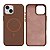 Capinha silicone textura de couro para iPhone 15 - Imagem 4