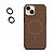 Capinha silicone textura de couro para iPhone 15 - Imagem 3
