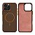 Capinha silicone textura de couro para iPhone 15 Pro - Imagem 15