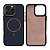 Capinha silicone textura de couro para iPhone 15 Pro Max - Imagem 3