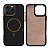 Capinha silicone textura de couro para iPhone 15 Pro Max - Imagem 8