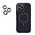 Capinha silicone textura de couro para iPhone 15 Pro Max - Imagem 4