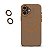 Capinha silicone textura de couro para iPhone 16 - Imagem 2