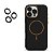 Capinha silicone textura de couro para iPhone 16 Pro Max - Imagem 2