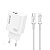 Kit Peining Carregador Turbo 20W 2 Portas + Cabo para iPhone - Imagem 9