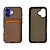 Capinha Textura Couro Porta Cartão para iPhone 16 Premium - Imagem 8
