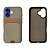 Capinha Textura Couro Porta Cartão para iPhone 16 Premium - Imagem 9