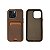 Capinha Textura Couro Porta Cartão para iPhone 15 Premium - Imagem 11