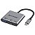 Hub Cabo Tipo C Extensor 3x1 High Speed Hd Pen Drive - Imagem 1