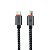 Cabo de Dados Tipo-C P Light Carga Turbo Nylon 24CM Reforced - Imagem 1