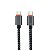 Cabo de Dados USB-C Carga Turbo Nylon 24CM Reforced - Imagem 1