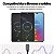 Cabo de Dados USB-C Carga Turbo Nylon 24CM Reforced - Imagem 5