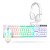 Kit Gamer EG-55 Branco Evolut Teclado Mouse Headset - Imagem 1