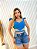 Short Jeans com Botão Rosa - Imagem 1