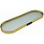 Bandeja vidro fosco oval dourada 30x10 - Imagem 1