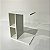 Mesa lateral centro para sala e quarto retangular U - Imagem 5