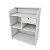 Balcão atendimento loja roupa farmácia recepção petshop vallet caixa branco - Imagem 1