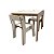 Mesa com cadeiras infantil conjunto kit mdf branco mesinha estudo cadeirinha para atividades desenho - Imagem 3