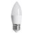 Lâmpada LED Vela Leitosa E27 3W Bivolt Branco Quente | Inmetro - Imagem 1