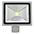 Refletor Holofote LED 30w Sensor de Presença Branco Frio - Imagem 2