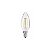 Lâmpada LED Vela E14 4W Vidro Branco Quente Filamento | Inmetro - Imagem 1