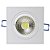 Spot LED 3W COB Embutir Quadrado Branco Frio Base Branca - Imagem 2